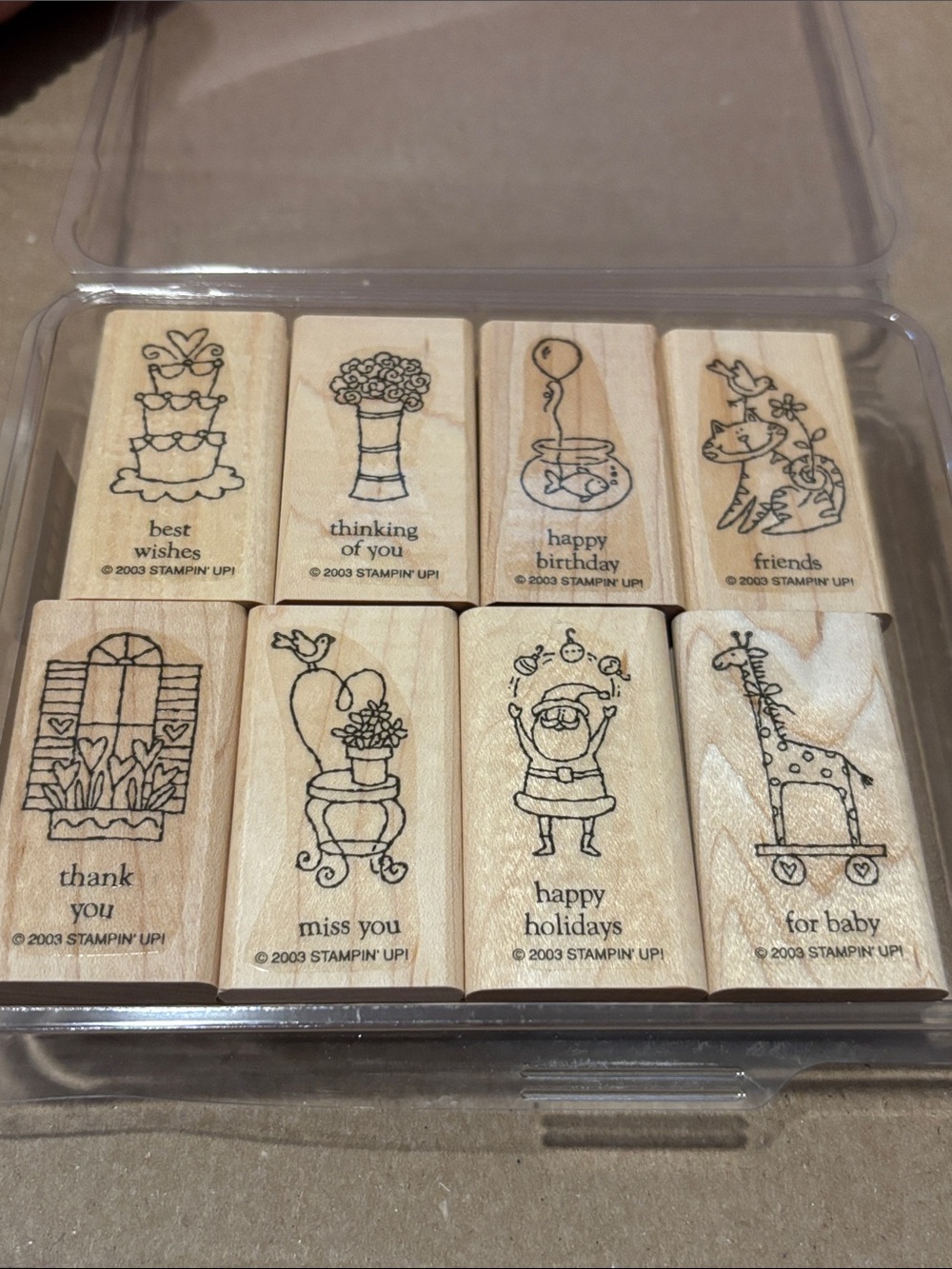 Stampin' Up! Vintage Stamp Set Little Hellos